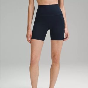 lululemon Align™ High-Rise Short with Pockets 6" - Navy - Size 4